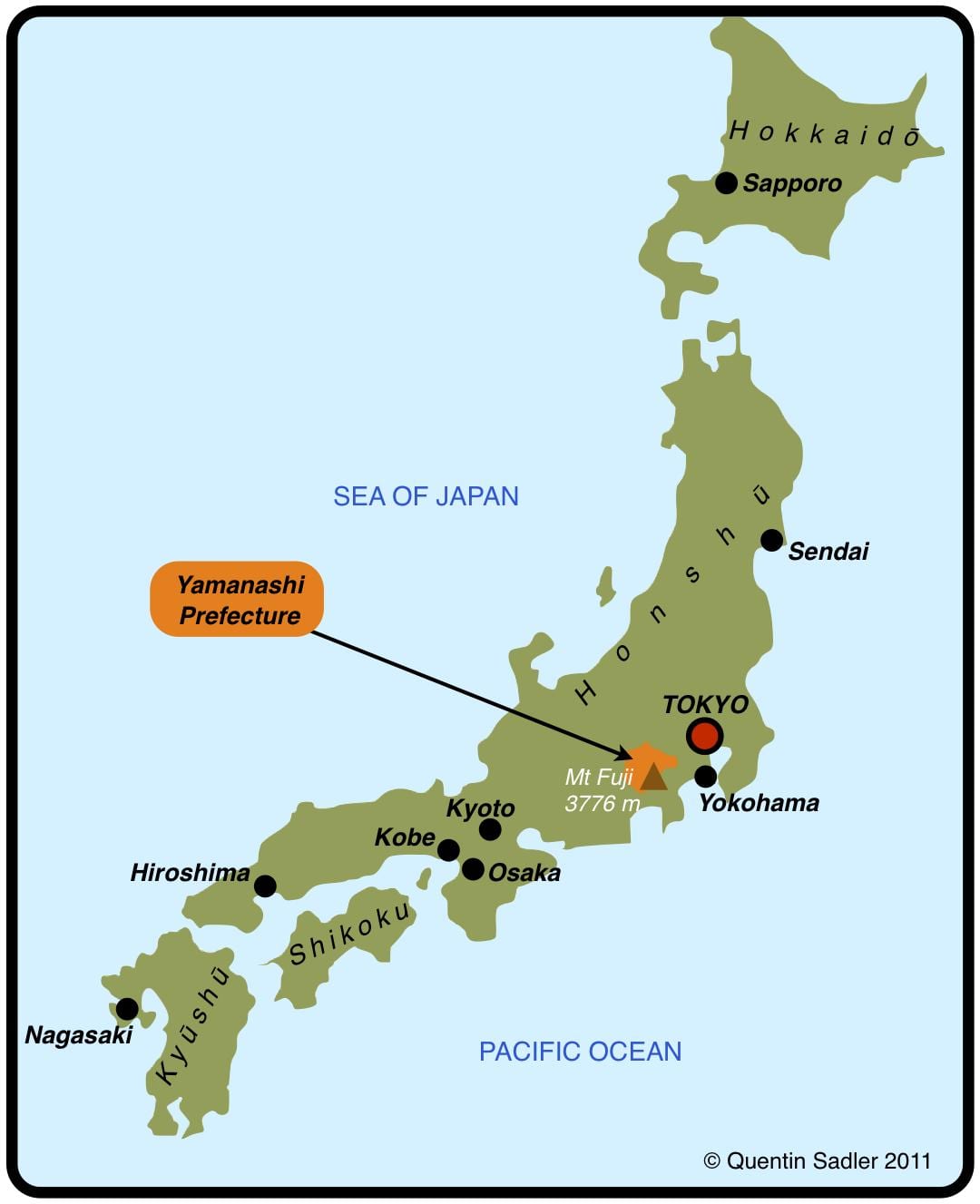 Yokohama žemėlapyje
