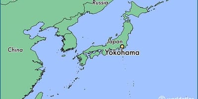 Žemėlapis Yokohama apie