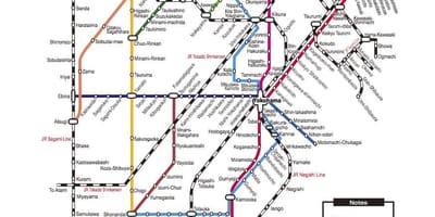 Shin Yokohama stotis map